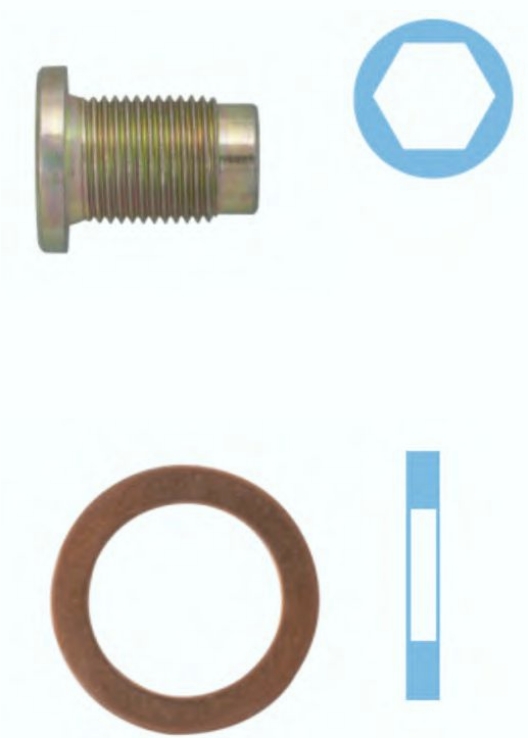 ČEP KARTERA 30,5mm M18 X 1,50 X 22 CORTECO - 220126S - 60813578 - 220126S