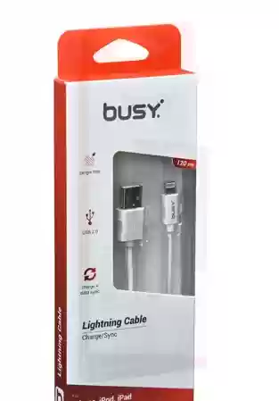BUSY Non-MFI USB PVC Cable 1.2m, 50697