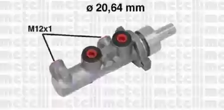 CILINDAR GLAVNI KOČIONI FIAT MULTIPLA JTD, 46814638, 05-0667