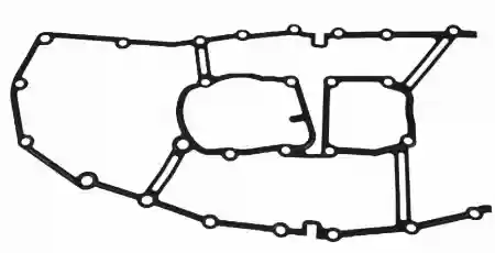 DIHTUNG DEKLA BMW NAPRED M43 FEBI, 11141739905, 22564