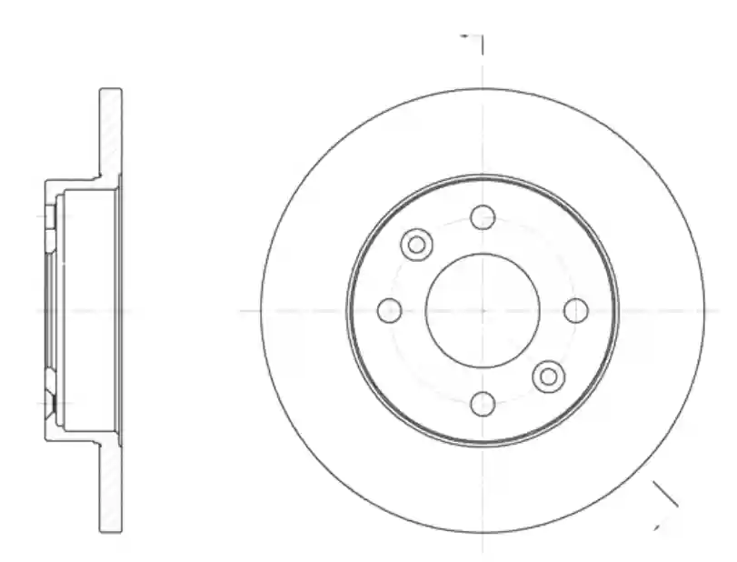 DISK PREDNJI 238x10 RENO 19 CLIO ROUDHOUSE 7701204282, 6067.