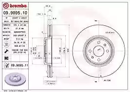 DISK PREDNJI, RENO SENIC, 2003-2009, 24x300mm, BREMBO, 7701207897, 09.9895.11,
