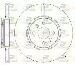 DISK PREDNJI RENO SENIC 2003-2009 24x300mm ROADHOUSE, 7701207897, 61049.10