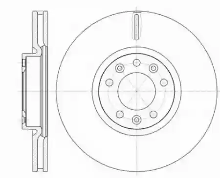DISK PREDNJI VENTILIRAJUĆI 304x28 PEŽO-308 CITROEN C4 REMSA,