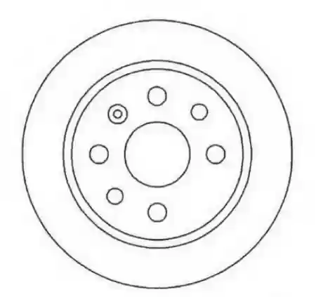 DISK ZADNJI 270X10 OPEL VECTRA B 4 RUPE JURID, 0569209, 5619
