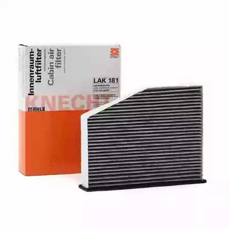FILTER KABINE GOLF 5-6 - PASAT carbon -2013 MAHLE, 1K1819653B, LAK181,