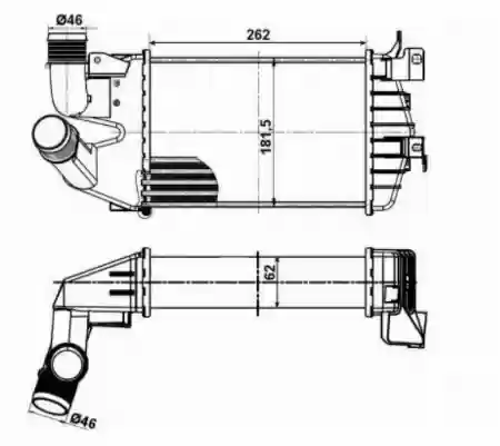INTERKULER OPEL ASTRA H NRF, 93187214, 30307