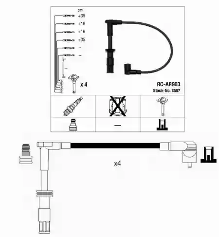 KABAL SVEĆICA ALFA 147 1600CM3 TS, 7789743, 8597