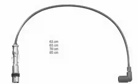 KABLOVI SVEĆICA VW POLO CADDY LUPO SEAT IBIZA INCA AROSA 1000CM3  1400CM3 BERU 030905430N, ZEF1255