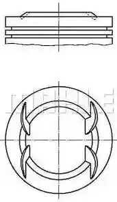 KLIP 1.2 Z XEP 73.90 1specijala 2004-2014 MAHLE, 55351793, 0122203,