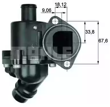 KUČIŠTE TERMOSTATA AUDI A4 SEAT EXEO BEHR 06B121111F, TM3105