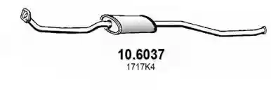 LONAC SREDNJI CITROEN XARA 1.4-1.6i -2005 ASSO, 1717.K2, 10.6037