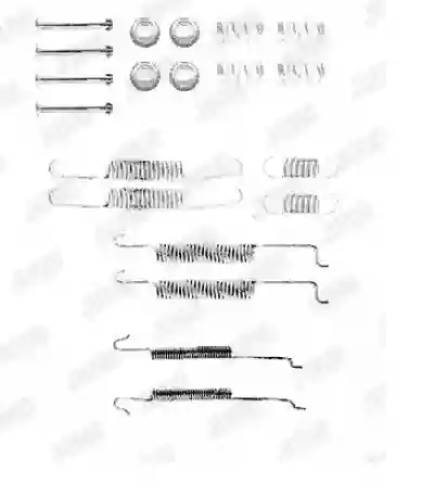 OPRUGA PAKNOVA SET VW GOLF PASAT JURID 1H0698525A, 771239J