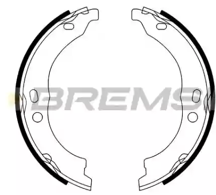 PAKNOVI 172x42 RUČNE CITROEN JUMPER FIAT DUCATO 2006- BREMSI 4241.N5, GF0188