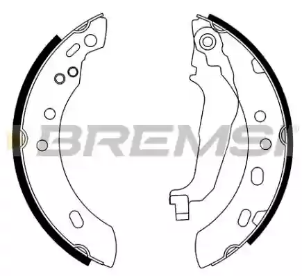 PAKNOVI 180X25 NISSAN MICRA -2003 BREMSI 440606F625, GF0856
