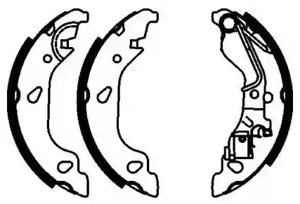 PAKNOVI 180x32 FIAT PUNTO-2  ABS 1999- FERODO 71739597, FSB6
