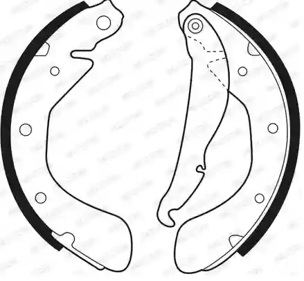 PAKNOVI 200X45 OPEL KADET ASTRA-F G FERODO 1605042-1605953, 