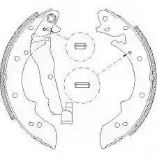 PAKNOVI RENAULT 21-PEUGEOT 405 -1996,  228x41mm ROAD HOUSE, 7701203545, 4027.01
