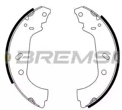 Paknovi 256x61 Citroen Jumpy Fiat Scudo 2002- Bremsi 4241H1, GF0177