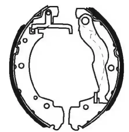 PAKNOVI VW LT 250X55 1980-1996 JURID, 281698527GX, 361414J