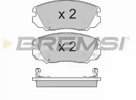 Pločice prednje Insignia1 16 coli Bremsi 1605624, BP3376