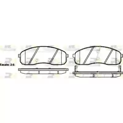 PLOCICE PREDNJE, KIA CARNIVAL-PREGIO 2.5-3.5 1999-2006 ROADHOUSE, 0K58A-3323Z, 21244.02,