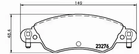 PLOČICE PREDNJE PEŽO CITROEN C-5 1.6hdi 2004-, 4252.14, T910