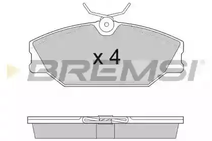 PLOCICE PREDNJE RENO MEGAN 4 - SENIC 4 2018- BREMSI