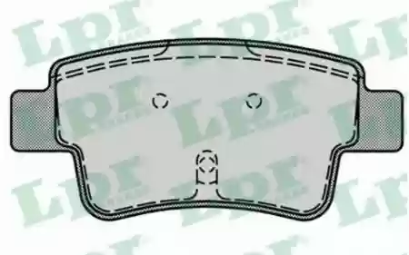 PLOČICE ZADNJE OPEL CORSA D LPR 1605356, 05P1224