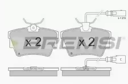 PLOČICE ZADNJE VW SARAN TRANSPORTER SEAT ALHAMBRA BREMSI 7M3