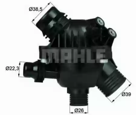 TERMOSTAT BMW N52 N53 N54 BEHR 11537536655, TM1497