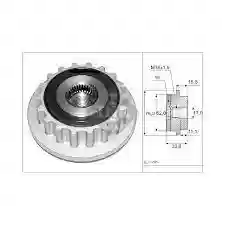 REMENICA ALTERNATORA 2.5-5.0 tdi TOUAREG  -2010 INA, 070903201E, 535011810