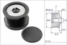 REMENICA ALTERNATORA FIAT TIPO, 500, 500X, 1.6d INA