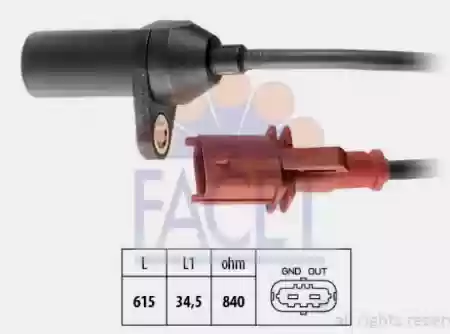 SENZOR RADILICE FIAT PUNTO STILO PALIO 1200CM3 16V FACET, 46