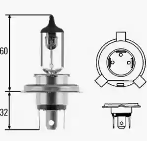 SIJALICA H-4 100W 90W HELLA, 8GJ002525-203