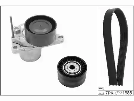 SPANER ALTERNATORA SET RENO 1.6dci 2014- INA, 1172000Q3N, 529024610