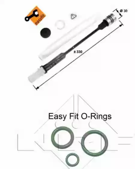 SUŠAC KLIME BMW E90,NRF 64536942025, 33185