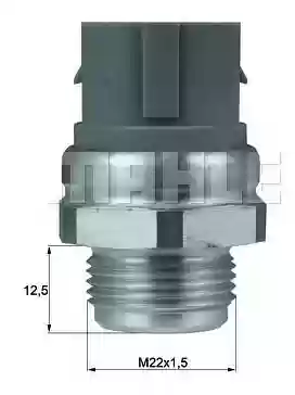 TERMOPREKIDAČ 3 PINA VW GOLF 3 FORD ŠKODA BEHR 1H0959481B, TSW48D