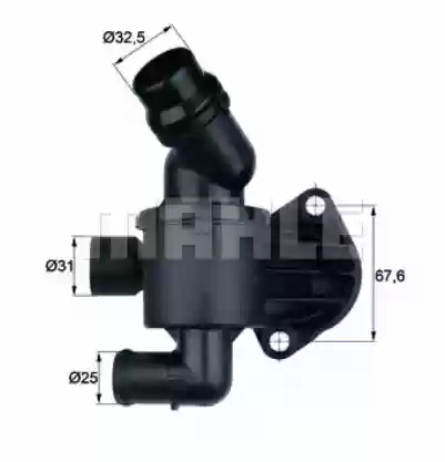 TERMOSTAT AUDI A4 A5 Q5 87C BEHR 03L121111AD 03L121111N, TI3