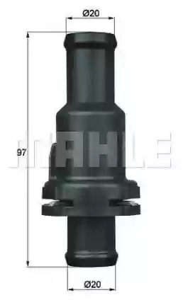 TERMOSTAT AUDI A8 3.0-3.3-4.2 VW GOLF 5 6 BEHR 4E0121113, TH580