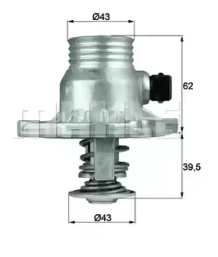 TERMOSTAT BMW M62 E38 E39 BEHR 11531427526, TM11105