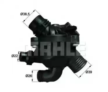 TERMOSTAT BMW X5 X6 N54 3000CM3 SI E70 E71 BEHR 11537550172, TM3097