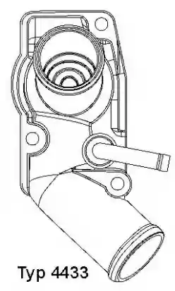 TERMOSTAT OPEL ASTRA G ZAFIRA A 2000CM3 DTH DTL WAHLER, 1338