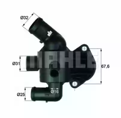 TERMOSTAT VW GOLF 4 GOLF 6 92C 1600CM3 TDI 2009- BEHR 03L121