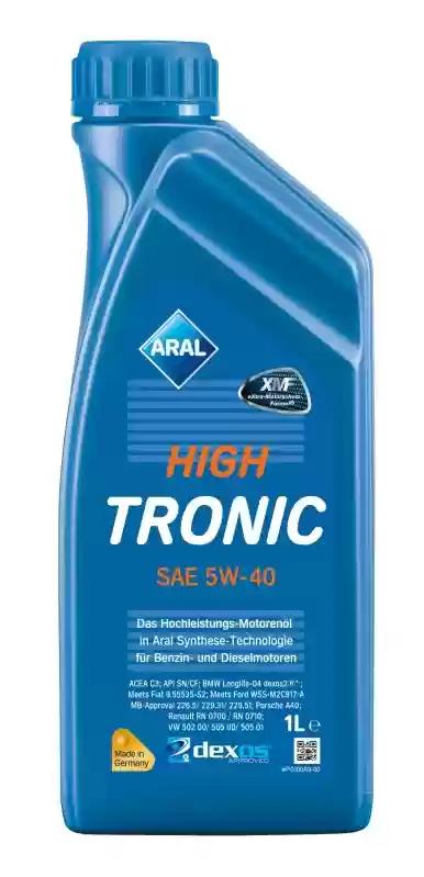 ULJE ARAL, 5W40, HIGH TRONIC, 1LITAR, MOTORNO, ULJEARAL,