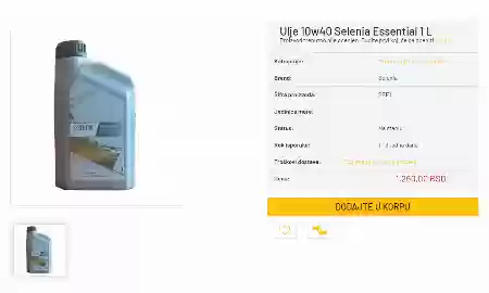 ULJE SELENIA 10W40 ESSENTIAL,  
