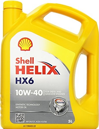 MOTORNO ULJE SHELL 10W40 HX6 5LIT - ULJ404 - 550040099 - ULJE SHELL